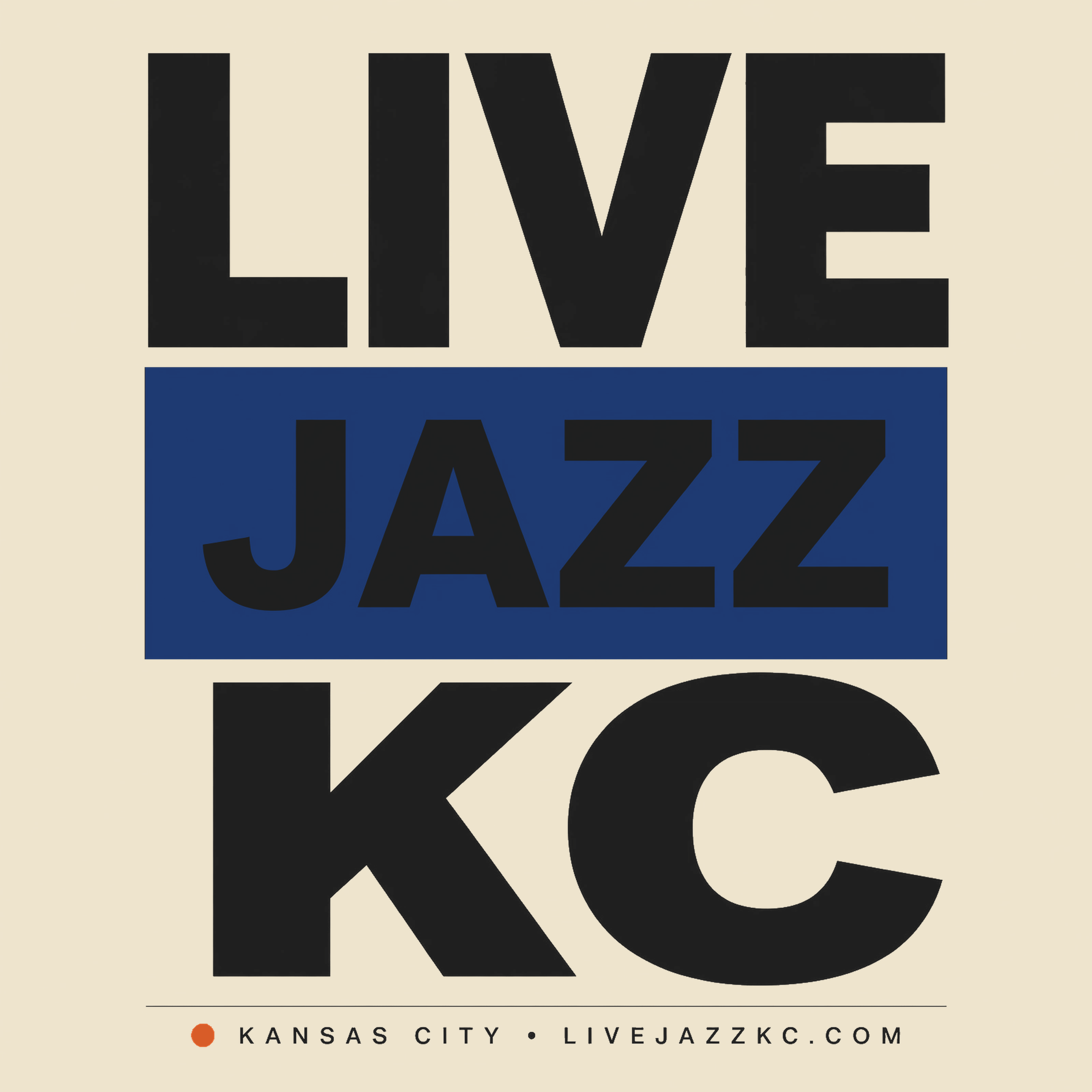 Blue Note design artwork — color, JAZZ in black on blue