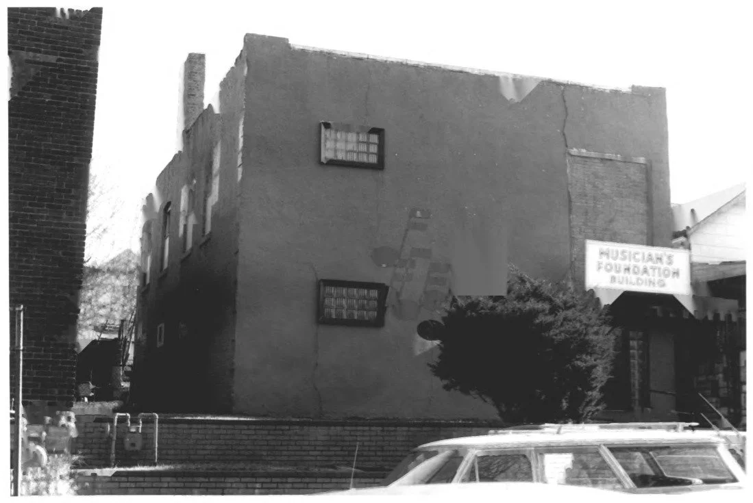The Mutual Musicians Foundation building, 1823 Highland Avenue, Kansas City, in 1977