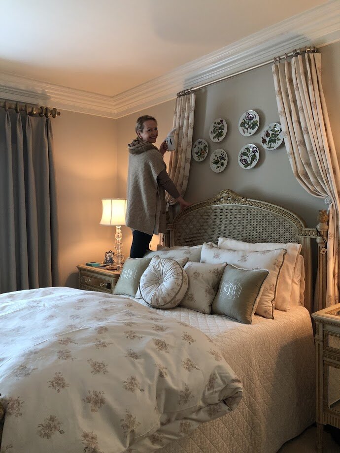 custom bedroom drapery