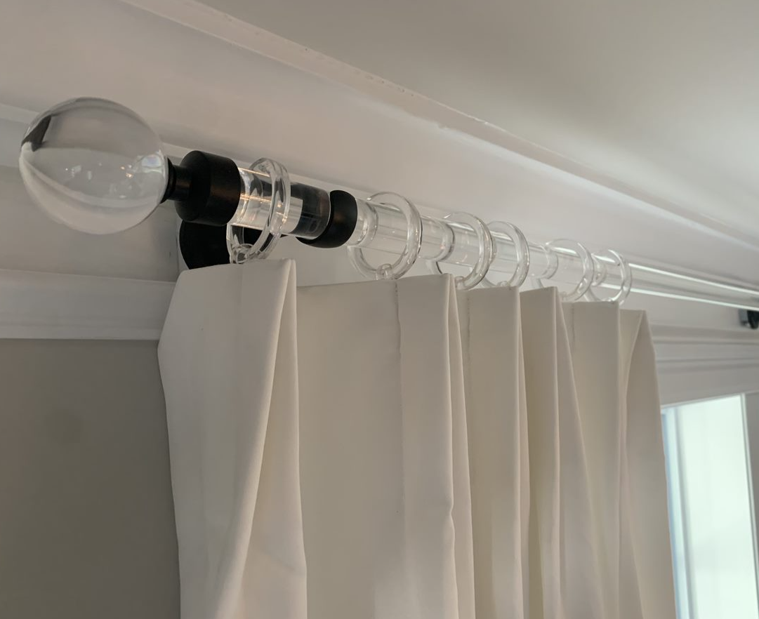 3 Tips For Using Acrylic Drapery Hardware — Custom Window Treatments
