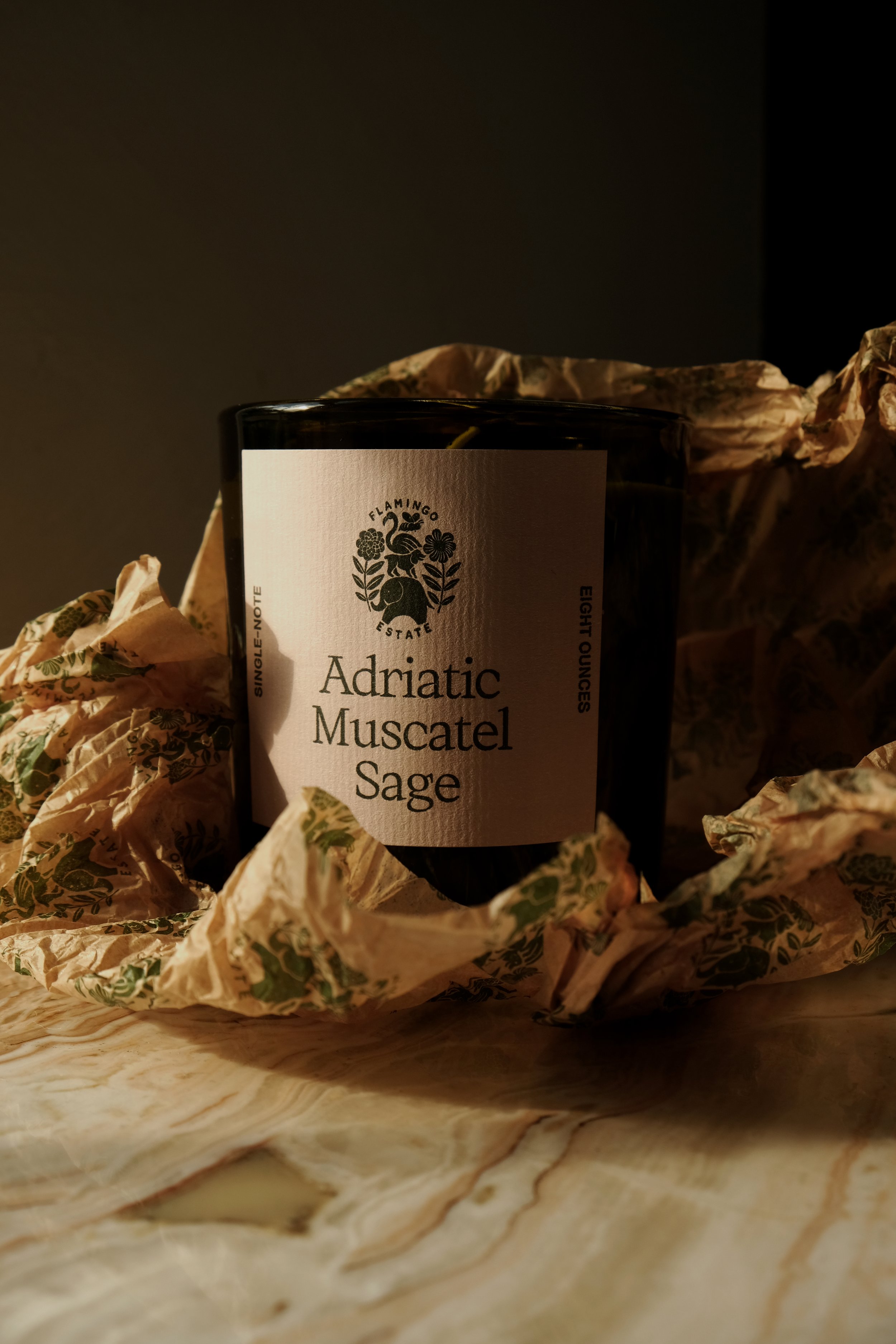 Flamingo Estate Adriatic Muscatel Sage Candle (1 left) — Lune 1860