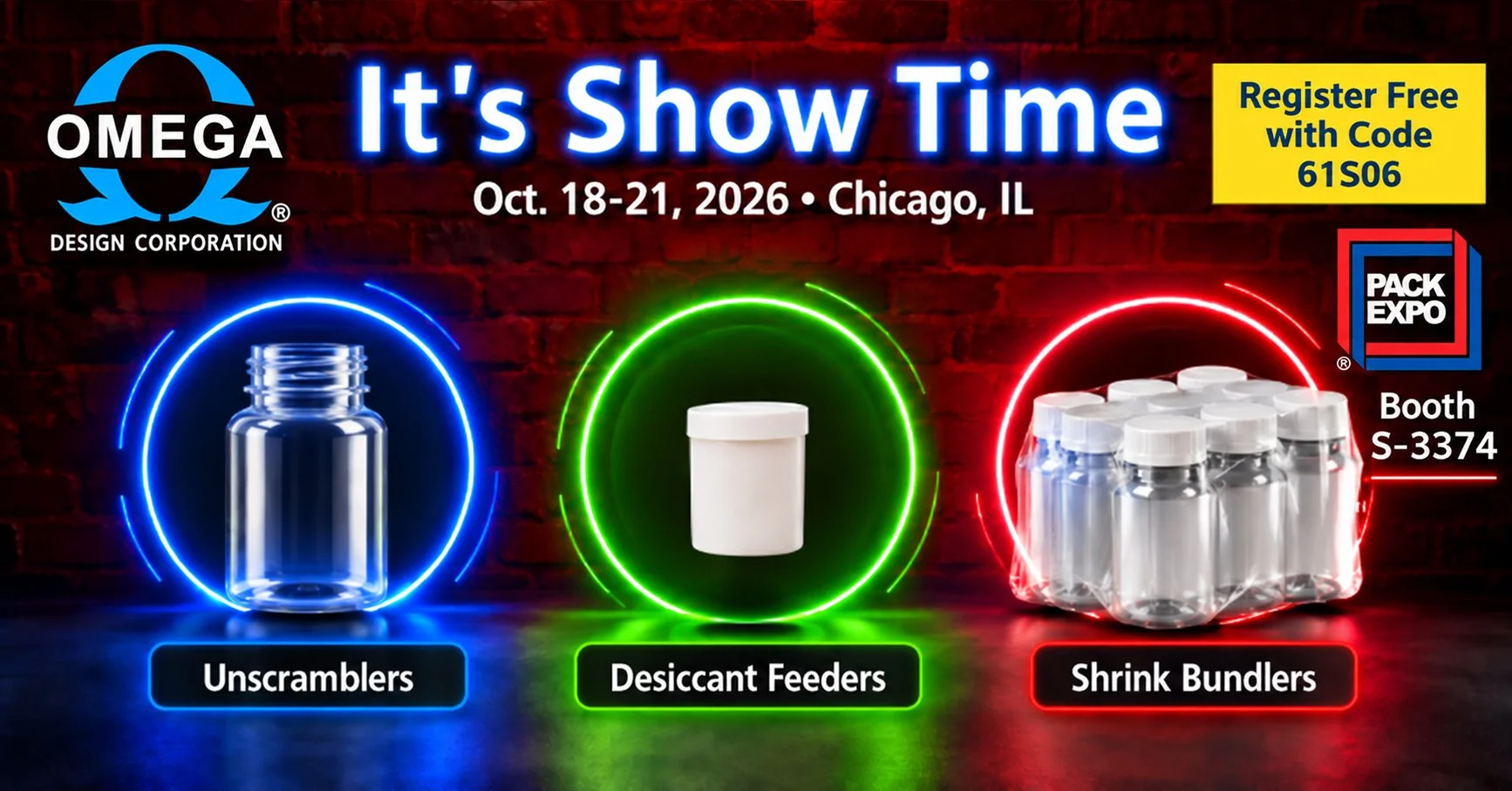 Omega at Pack Expo 2026