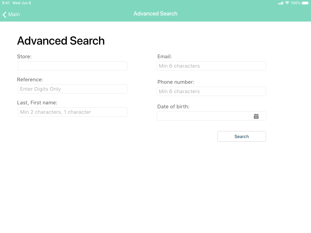 Patient Search - Selected Px - without results.png