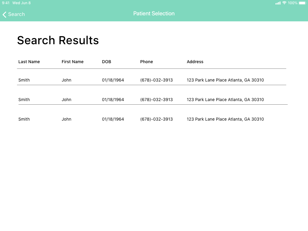 Patient Search – Selected Px - with results.png
