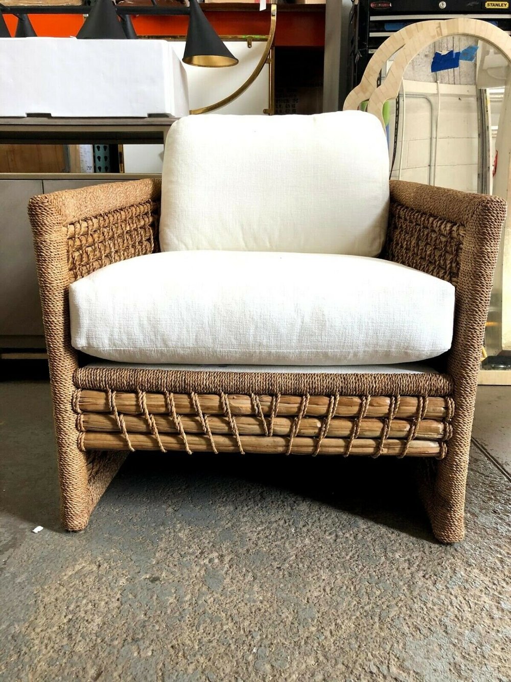 rattan living room furniture indoor on Palecek Angelica Lounge Chair Homenclature