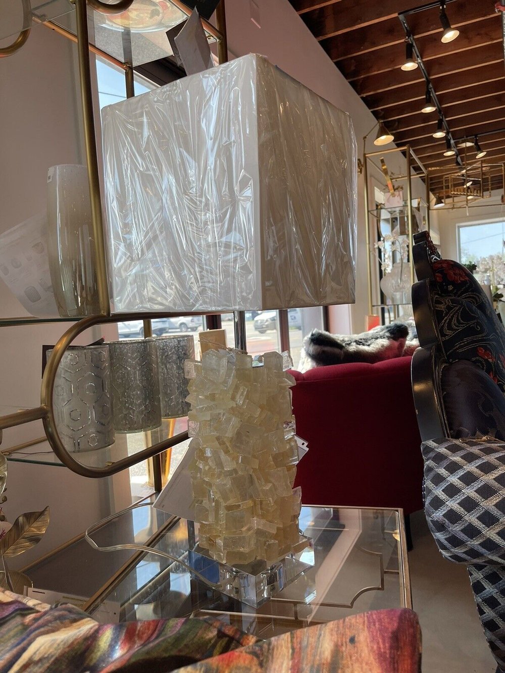 LV Crystal Table Lamp