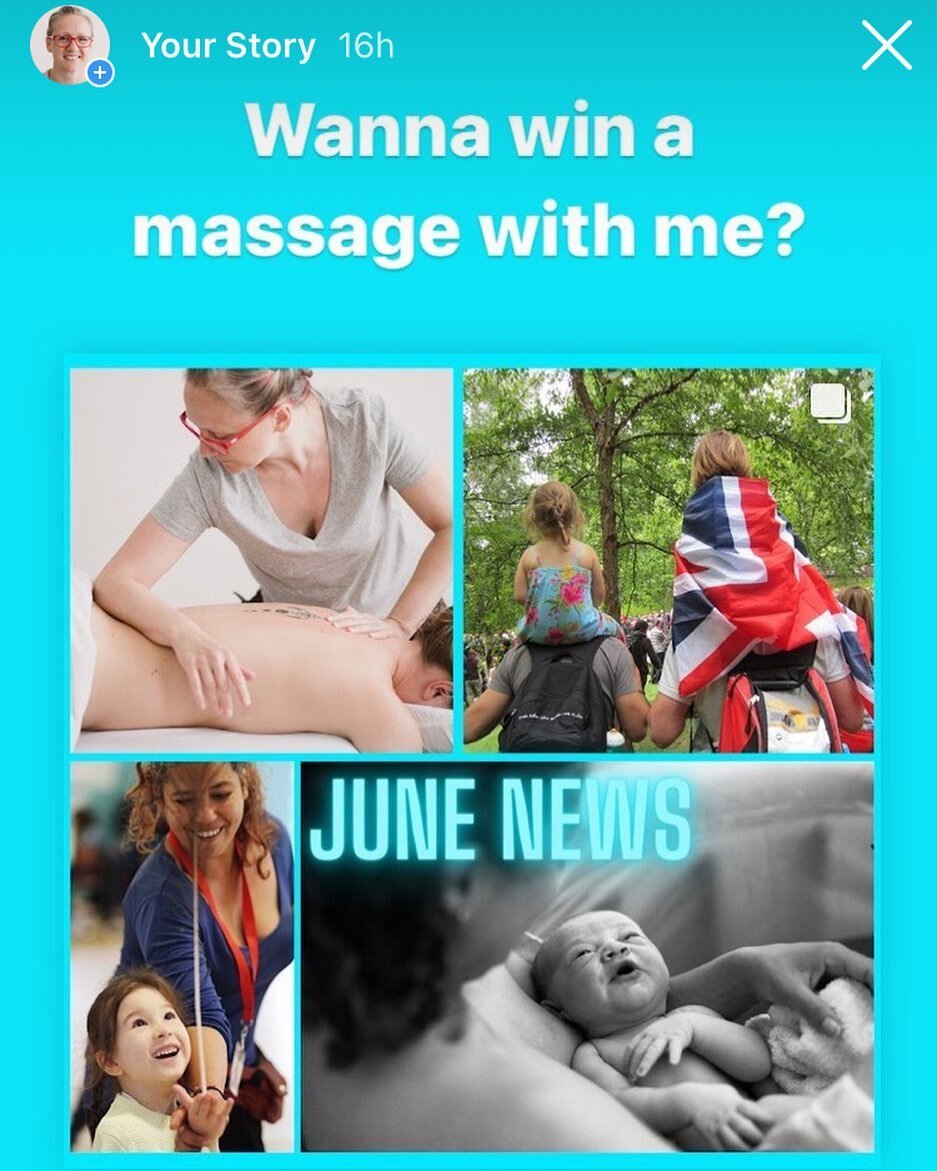 Nip over to the fabulous @eastendkids  for your chance to win a 1 hour massage with me! 

Whether it be Advanced Clinical to treat that niggly shoulder? Holistic massage to ease any stress or tension or perhaps you wanna try Hot Stones because that s