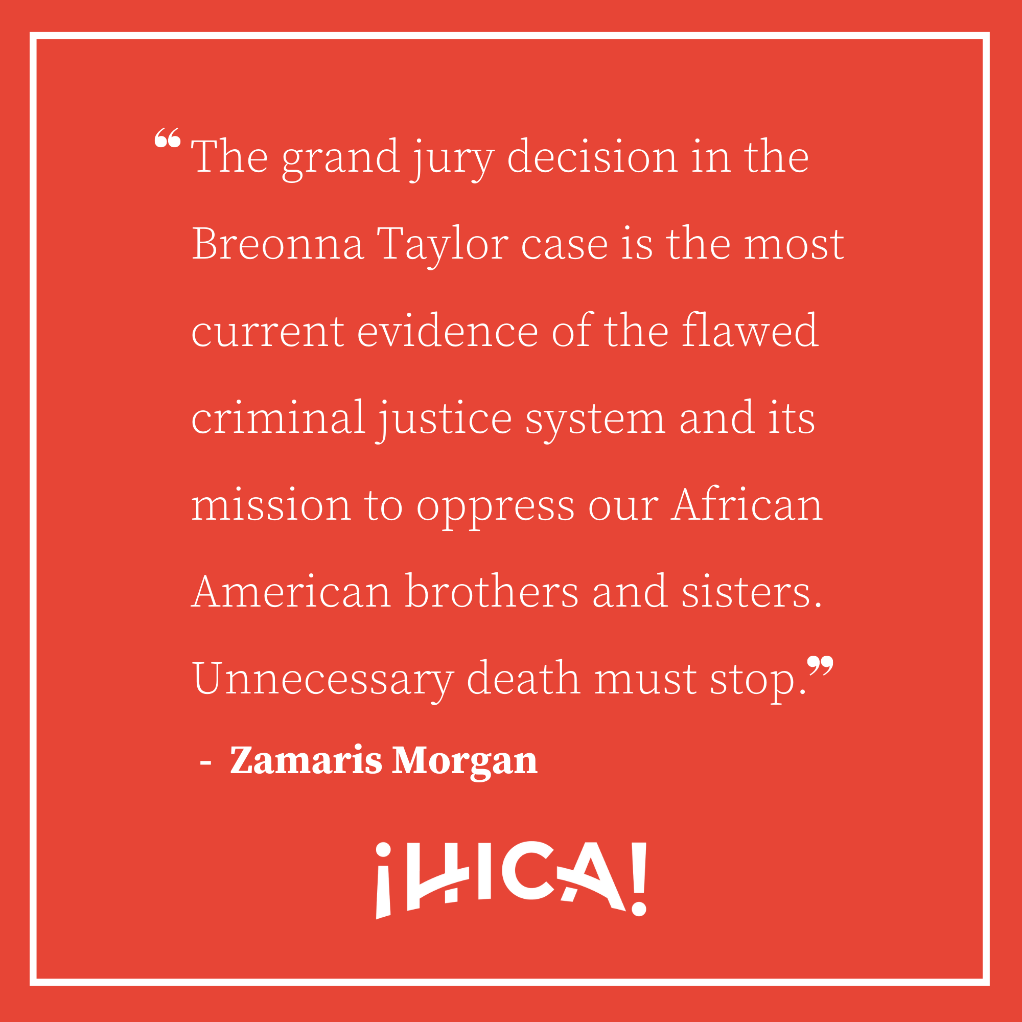 Response to the Breonna Taylor Grand Jury Decision