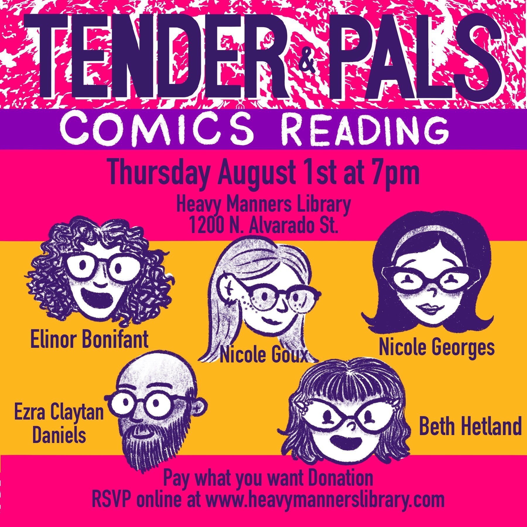 Reading Event at Heavy Manners Library