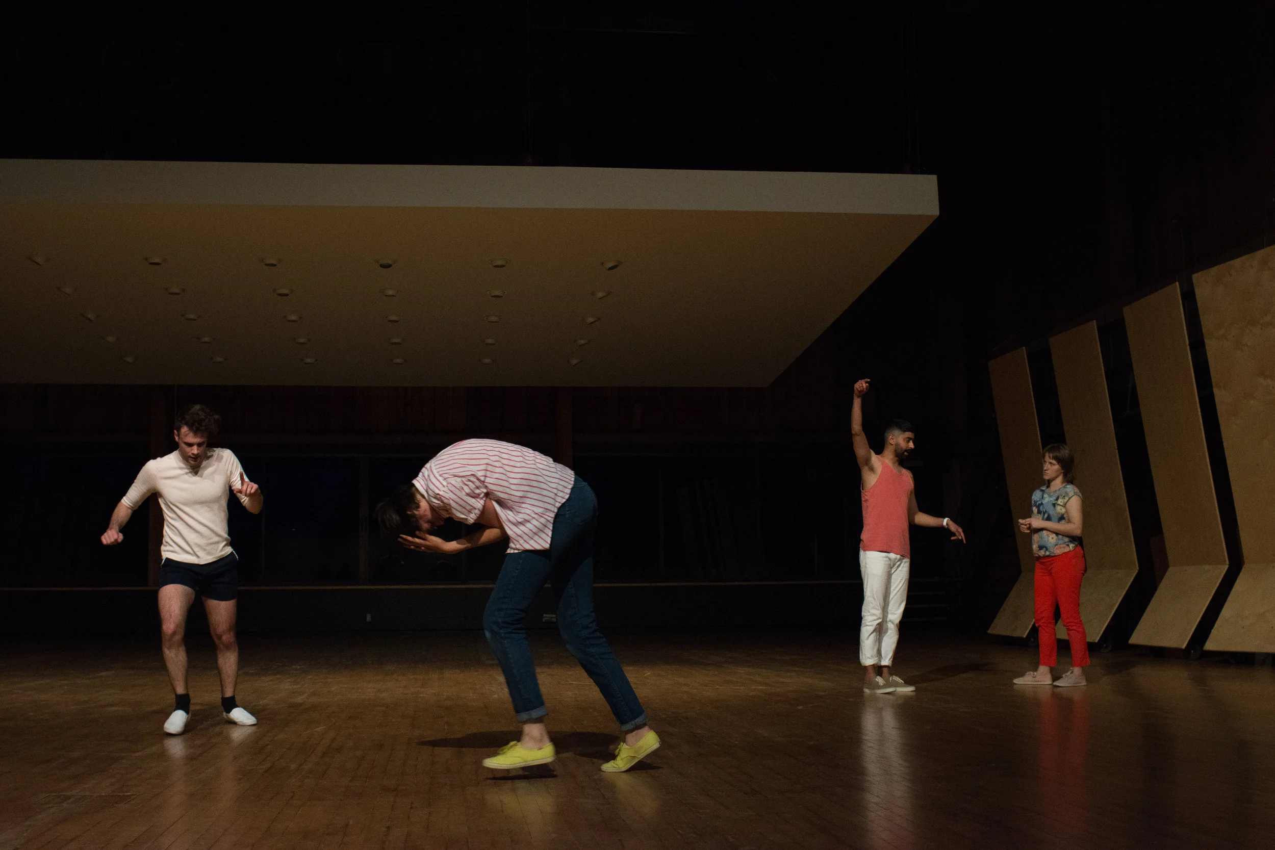   Direction  Hilary Clark  Performers  Anna Kroll, Farhad Mirza, Ella Richardson, Russell Stuart Lilie   ———  Roulette - Brooklyn, NY, 2019 Bennington College - Bennington, VT, 2019 