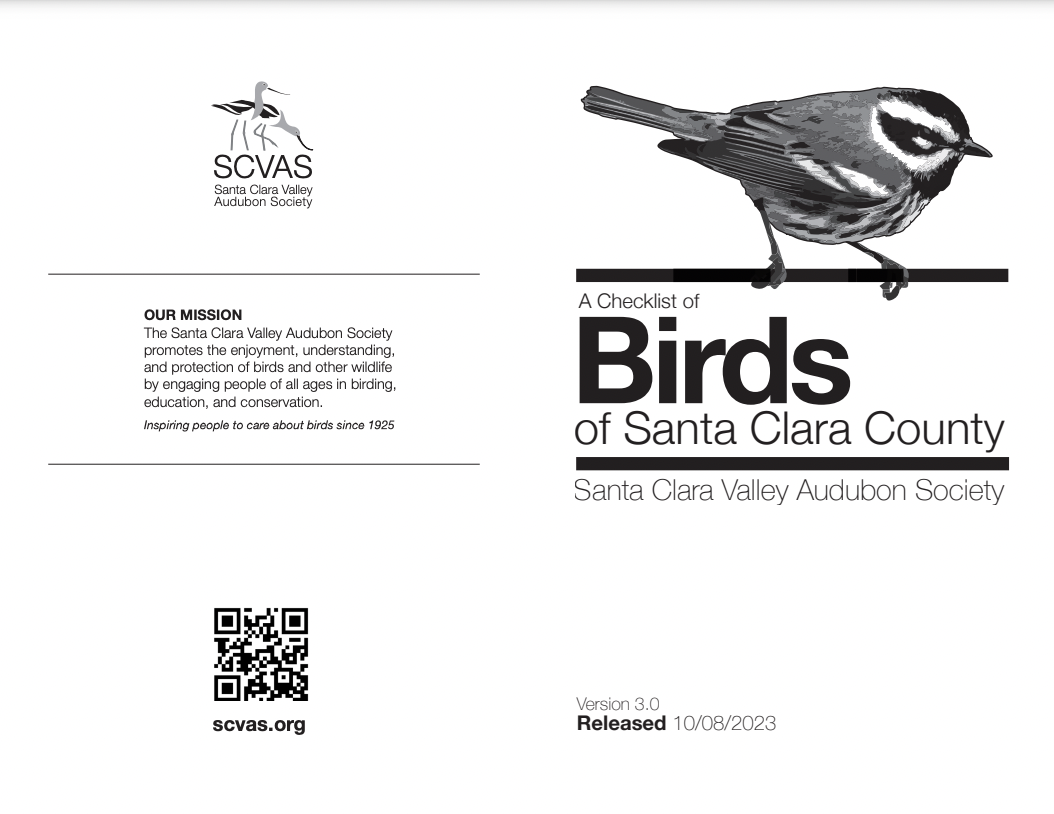 County Checklist — Santa Clara Valley Audubon Society