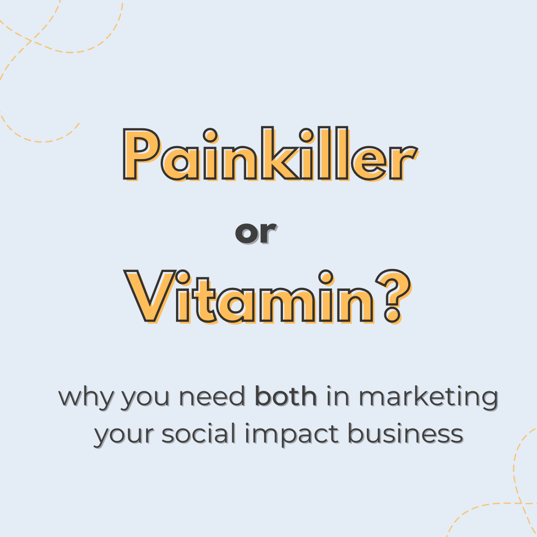 Painkiller or Vitamin... and why you need both!
