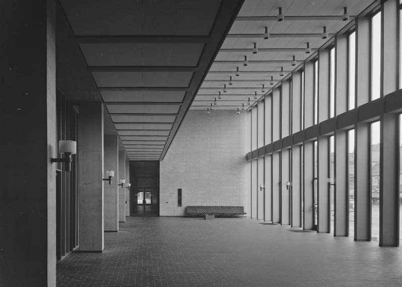 Fredericia Rådhus, 1965. Foto: Keld Helmer-Petersen