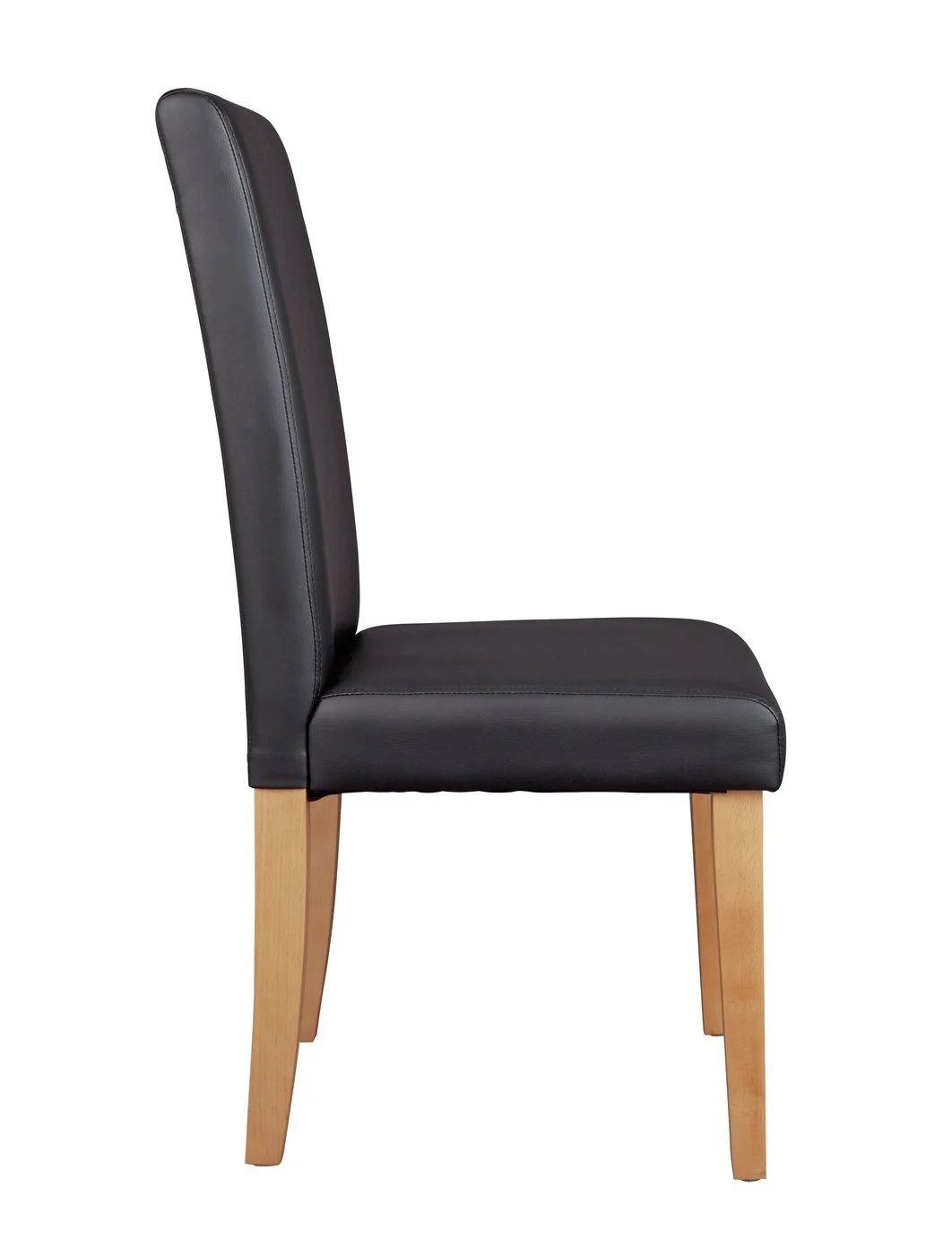 Argos Home Pair of Midback Dining Chairs - Black 18586715_2.jpg