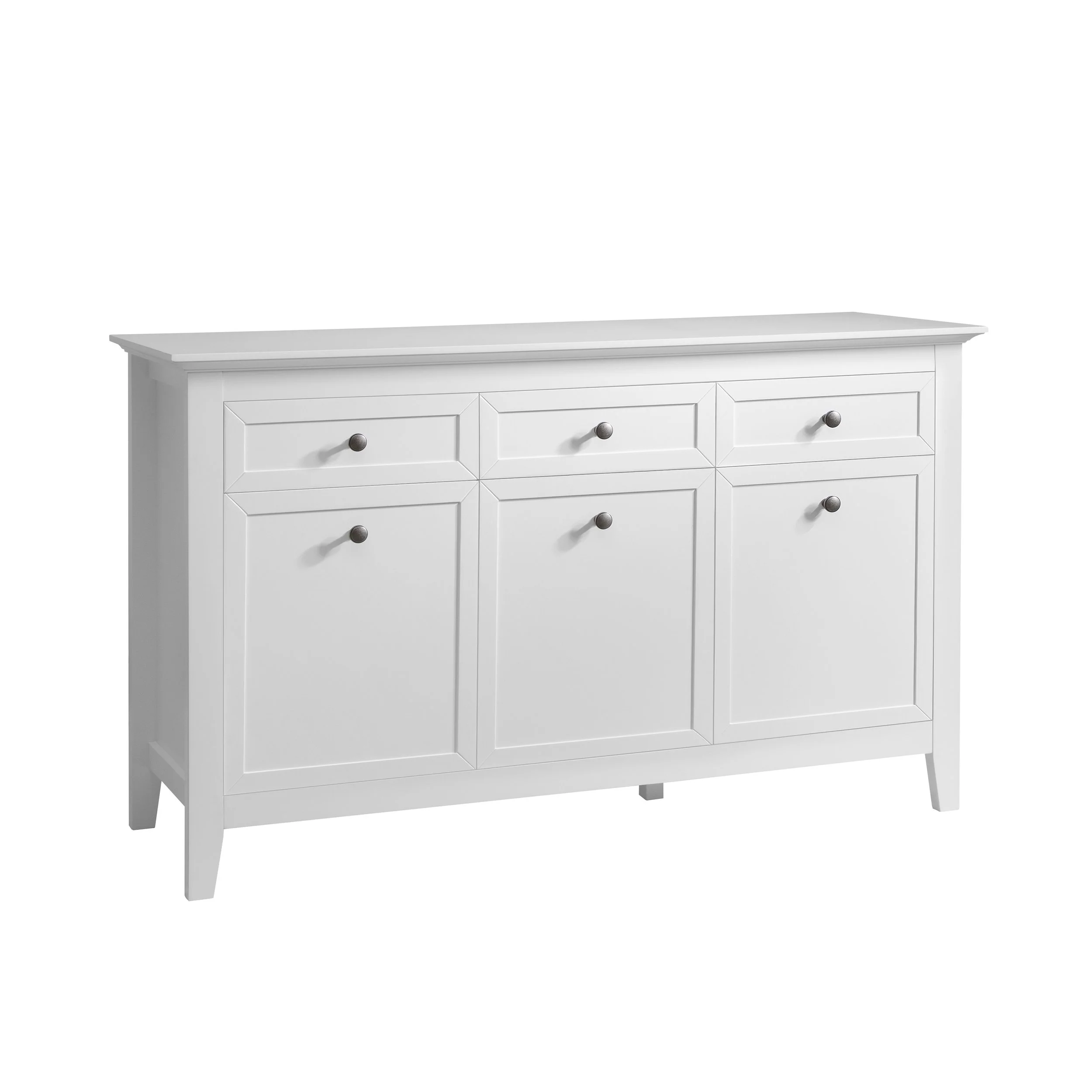 Sideboard in Grey & Solid Oak Järstorp — Warehouse