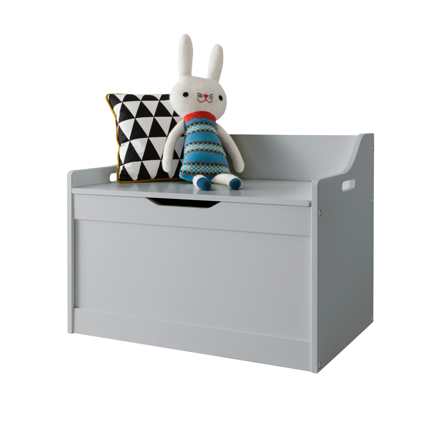 Grey Toy Box — Furniture Warehouse