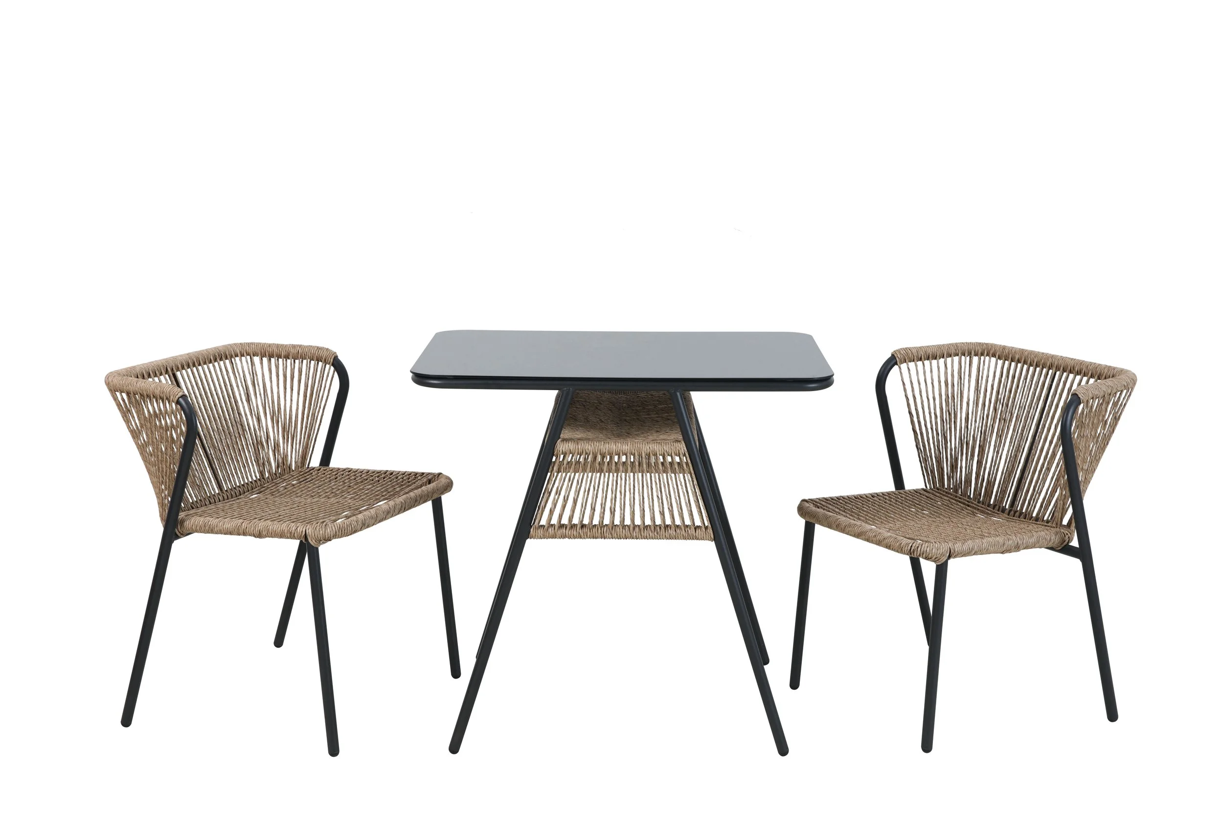 Jorn Garden Dining Table with 2 Chairs — Furniture Warehouse