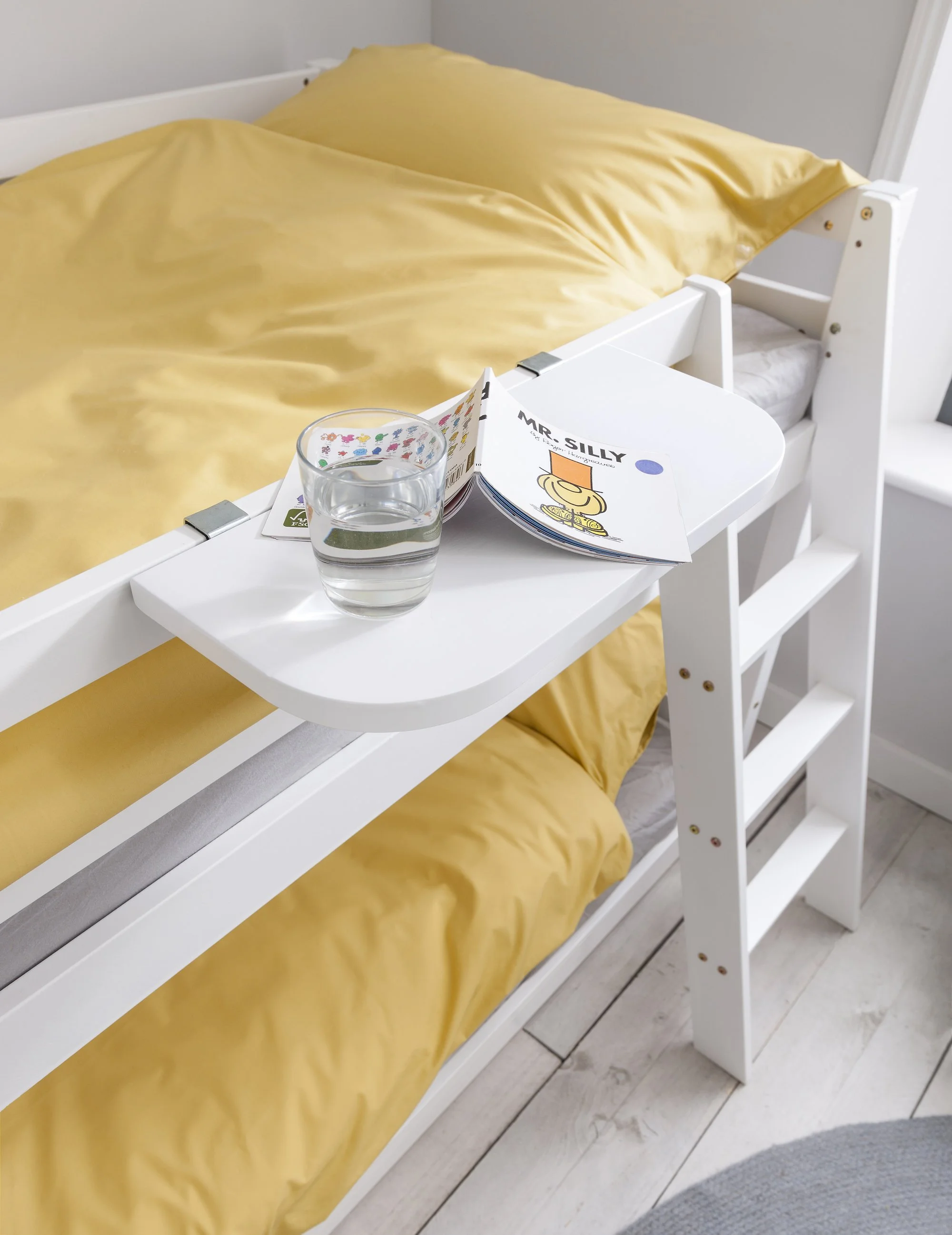 Finn Shelf for Cabin Bed or Bunk Bed in White