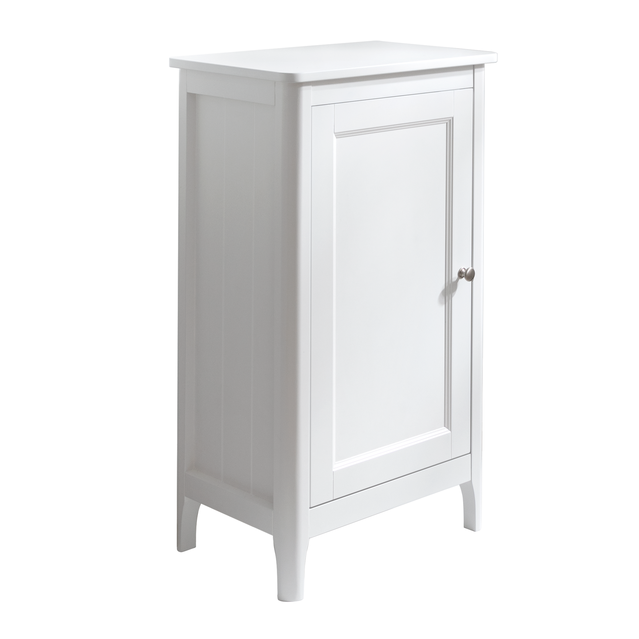 Single Towel Bathroom Cupboard in White