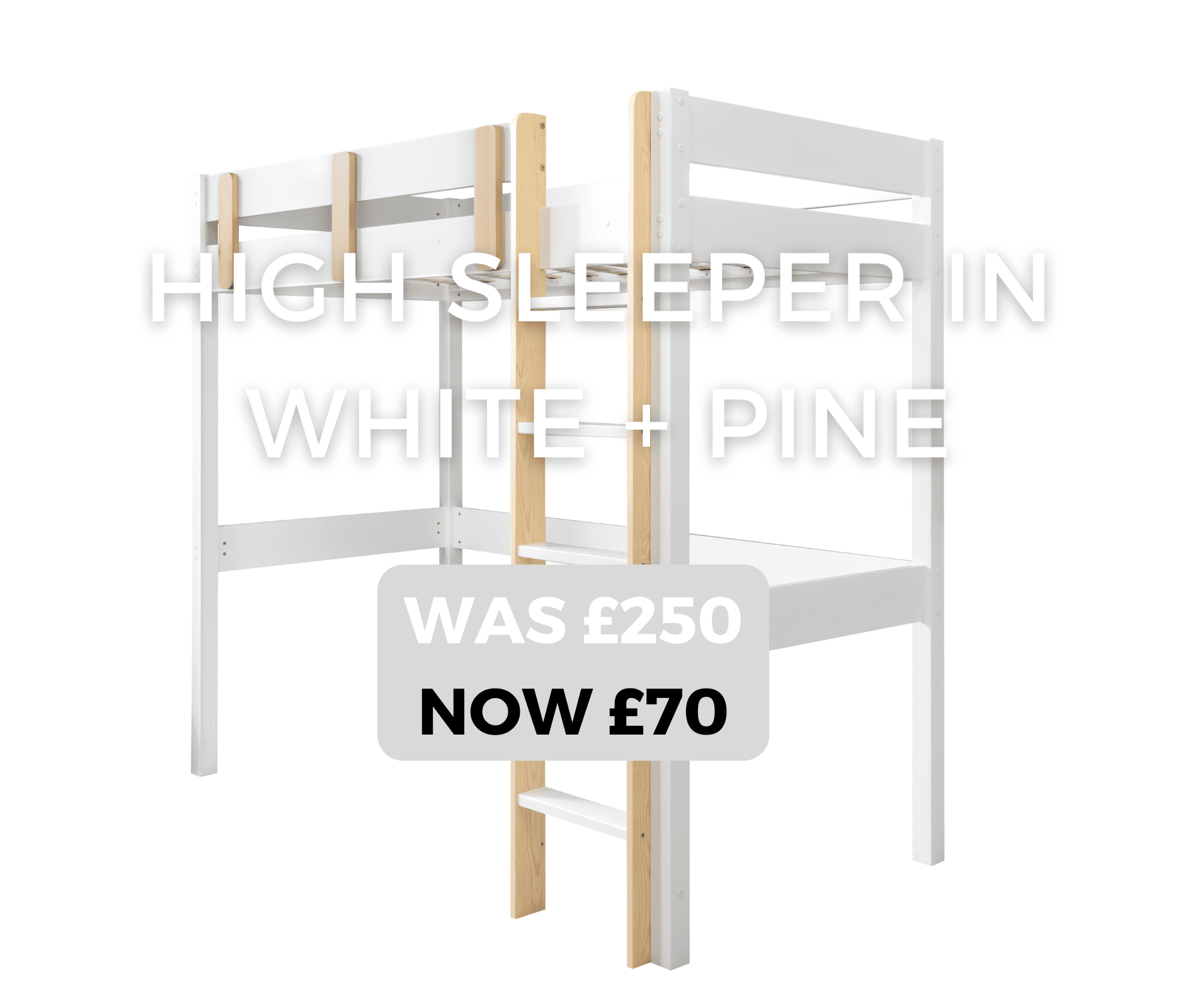 High Sleeper in White