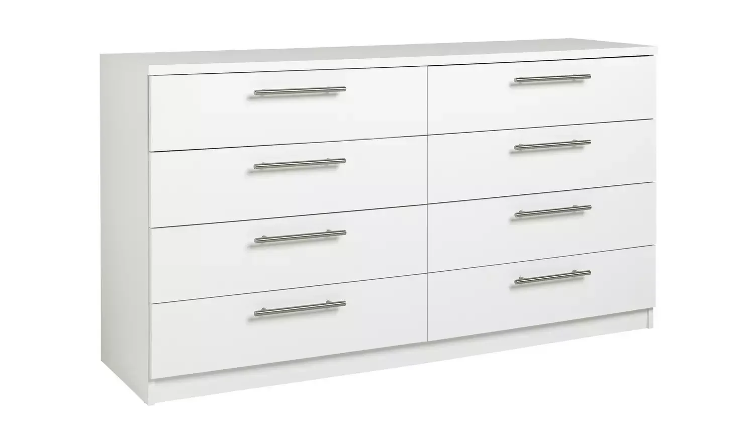 8 Drawer Chest White
