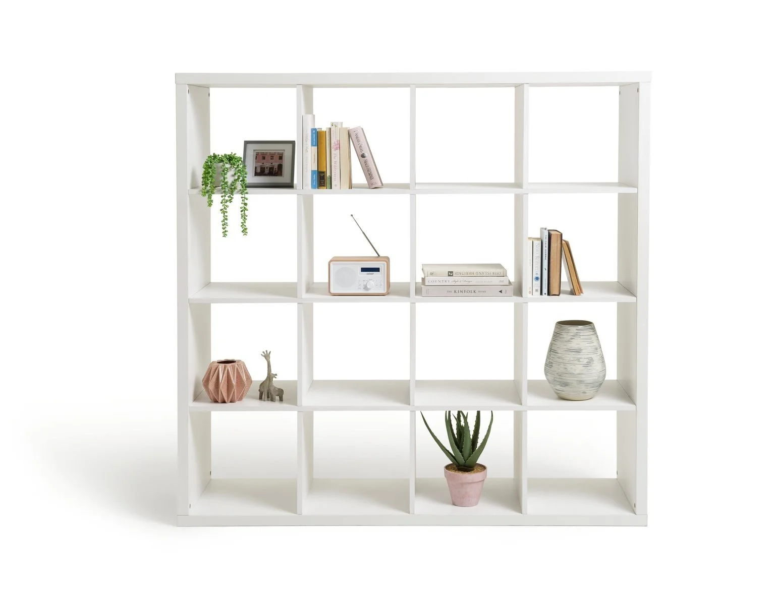 Habitat Squares Plus 16 Cube Storage Unit - White 16534154_2.jpg