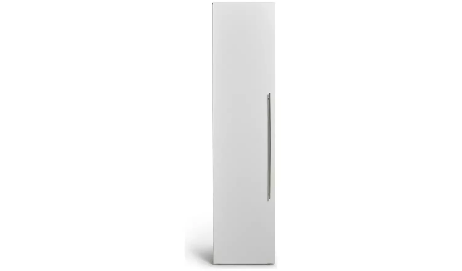1 Door Tall Wardrobe  White
