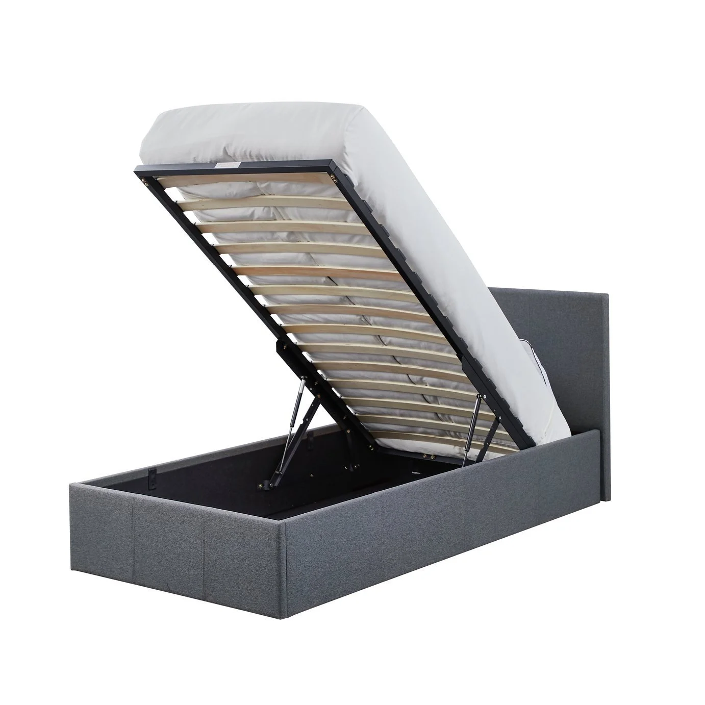 Argos Home Heathdon Single End Lift Ottoman Bed - Grey 19399640_1.jpg