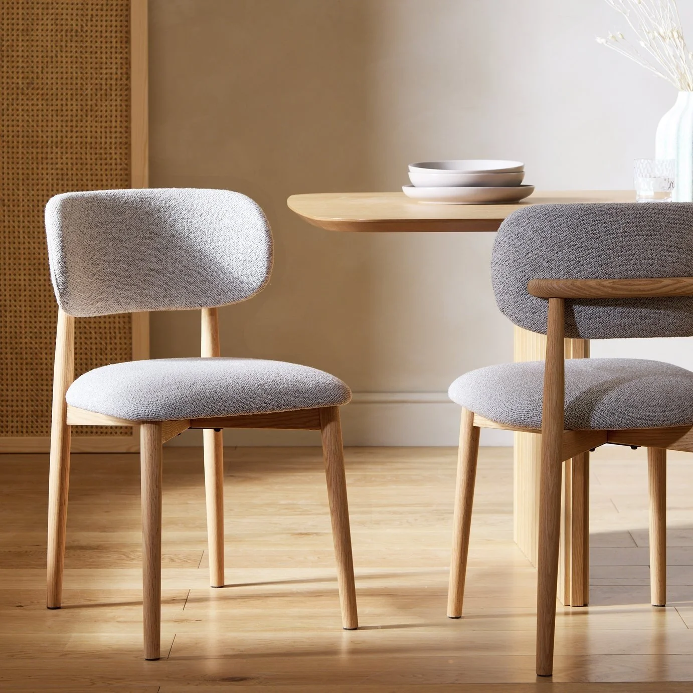 Habitat Arona Pair of Fabric Dining Chairs - Natural 17539828.jpg