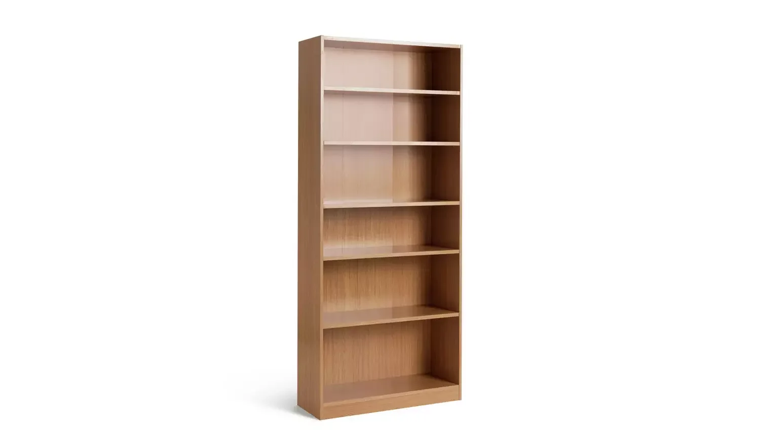 Deep Bookcase - Oak Effect