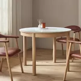 Wooden 4 Seater Dining Table - Oak