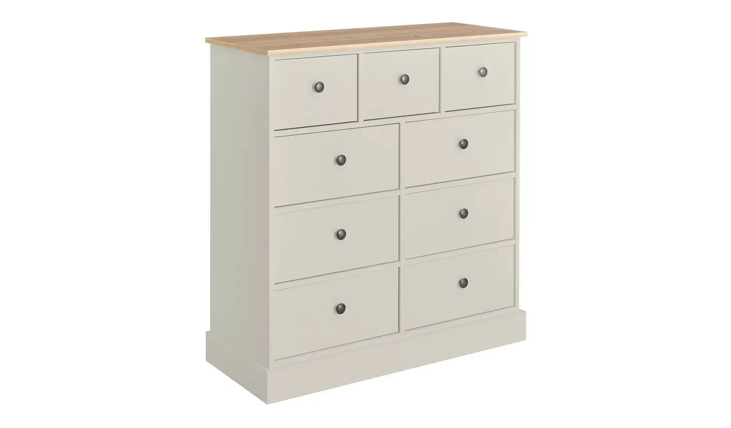 9 Drawer Chest - Grey