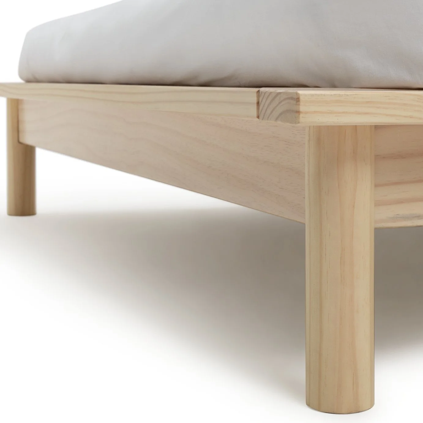 Habitat Akio Kingsize Wooden Platform Bed Frame - Natural 11972003_5.jpg