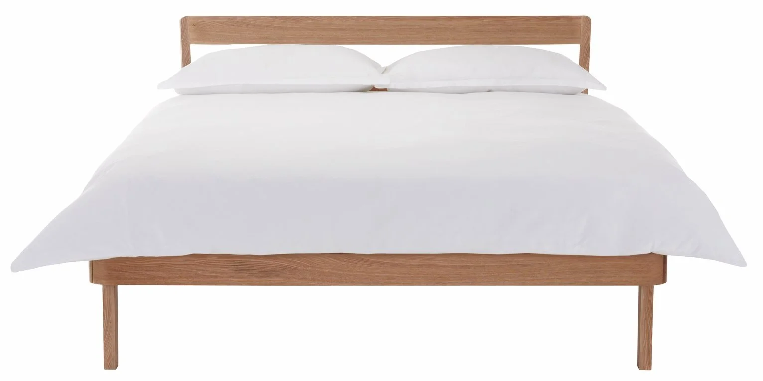 Habitat Tatsuma Double Wooden Bed Frame - Ash 19362880_3.jpg