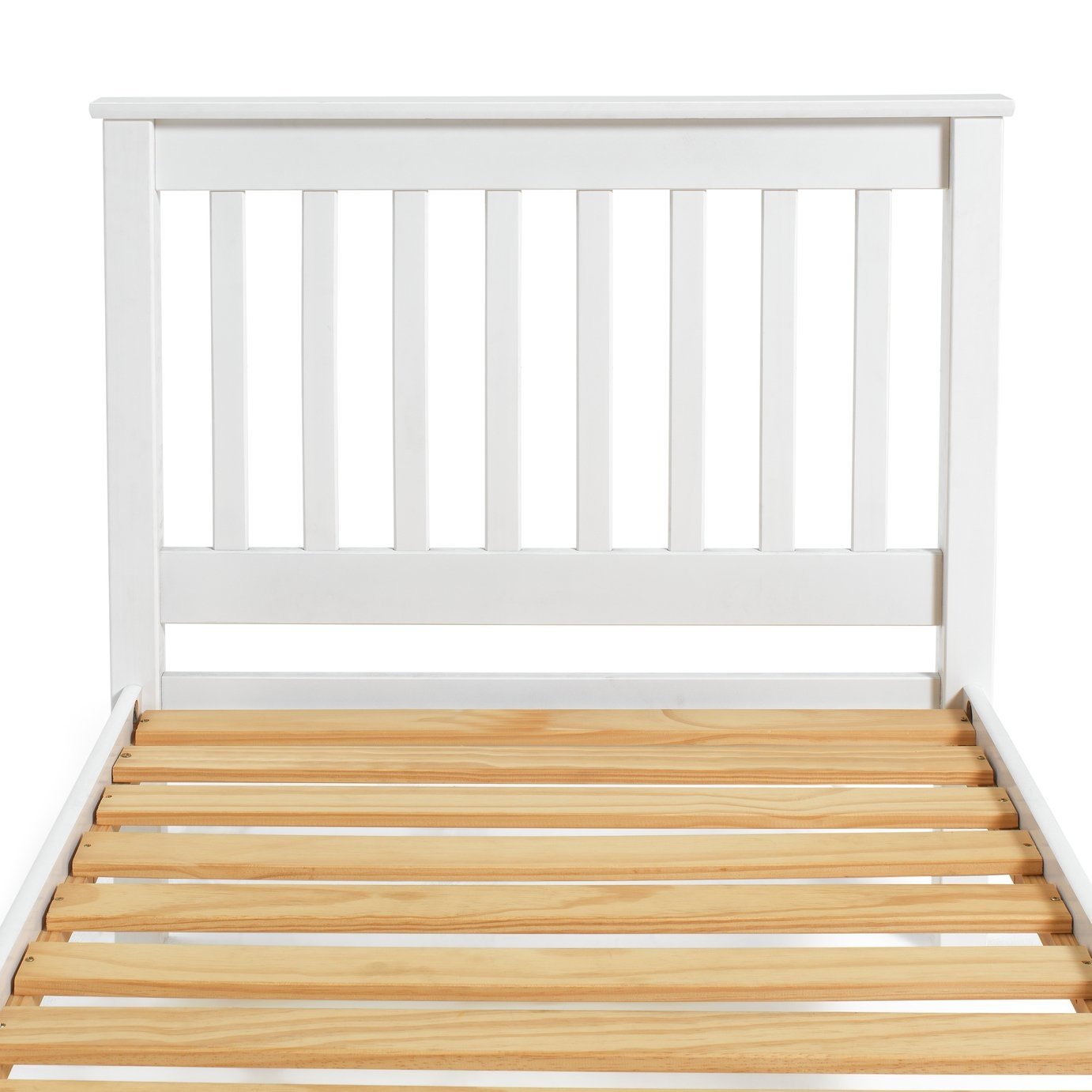 Habitat Noah Single Bed Frame - White 15438653_7.jpg
