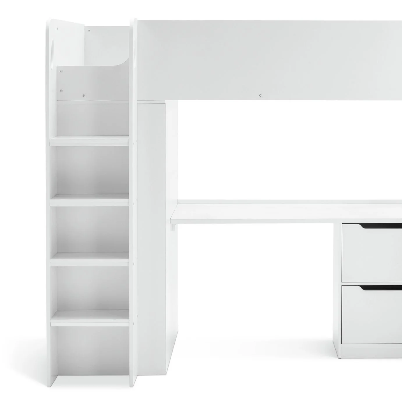 Habitat Jude High Sleeper With Wardrobe - White 14657370_4.jpg