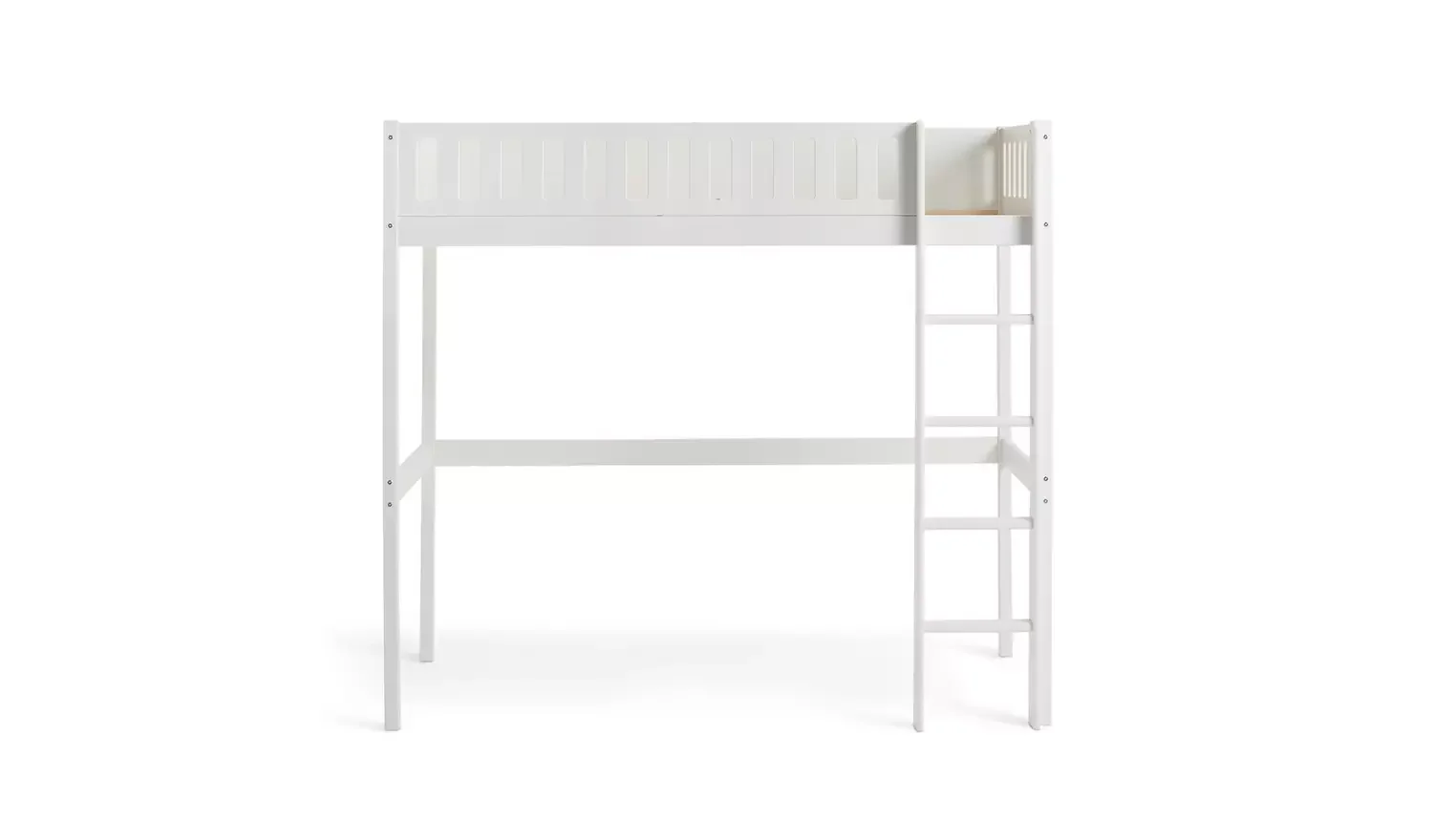 High Sleeper Single Bed Frame White