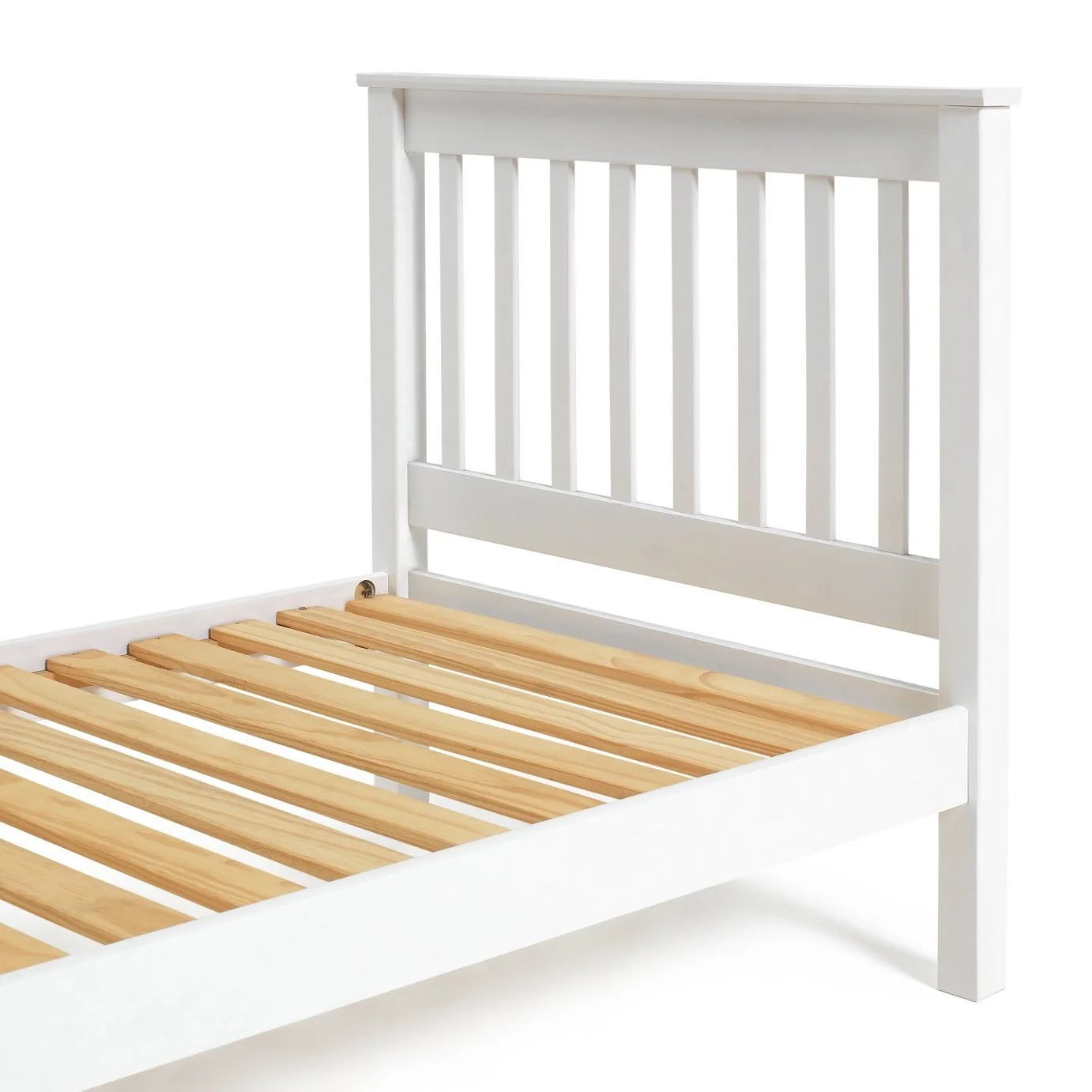 Habitat Noah Single Bed Frame - White 15438653_4.jpg