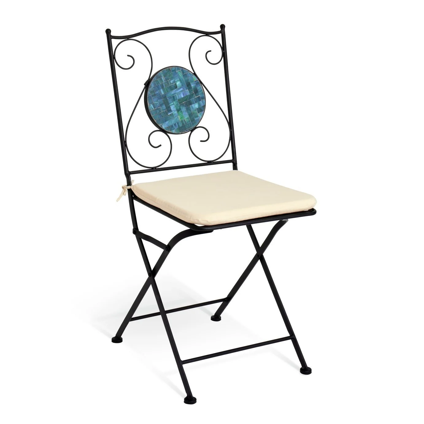 Argos Home Mosaic 2 Seater Metal Garden Bistro Set 17837654_4.jpg