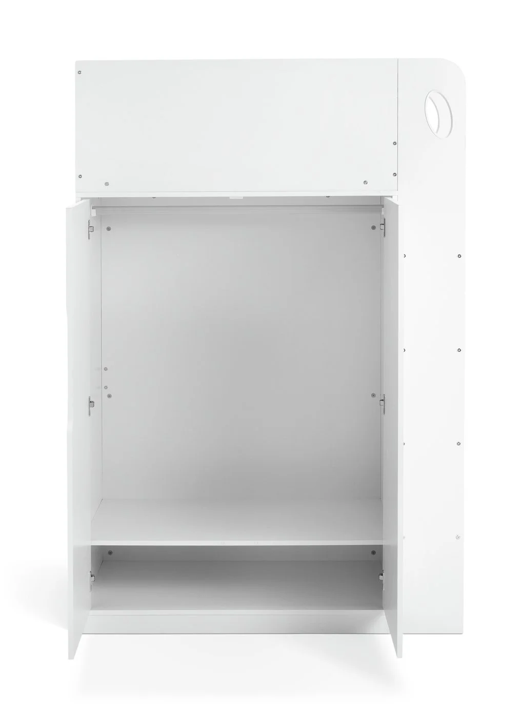 Habitat Jude High Sleeper With Wardrobe - White 14657370_10.jpg