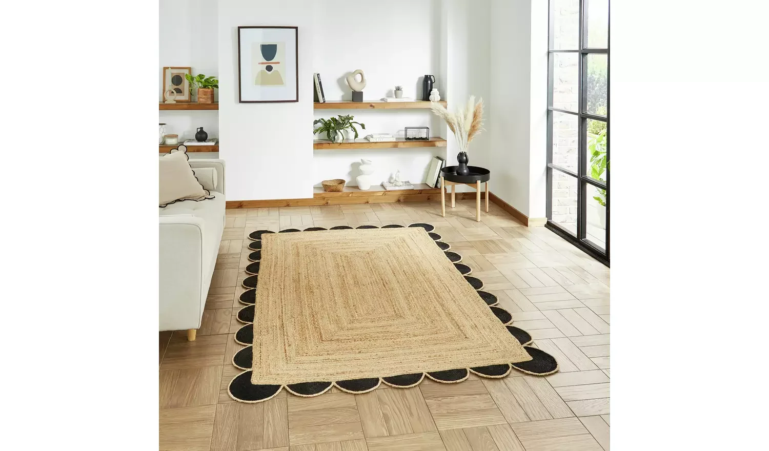 Savannah Natural Jute Flatweave Rug - 120x170 cm