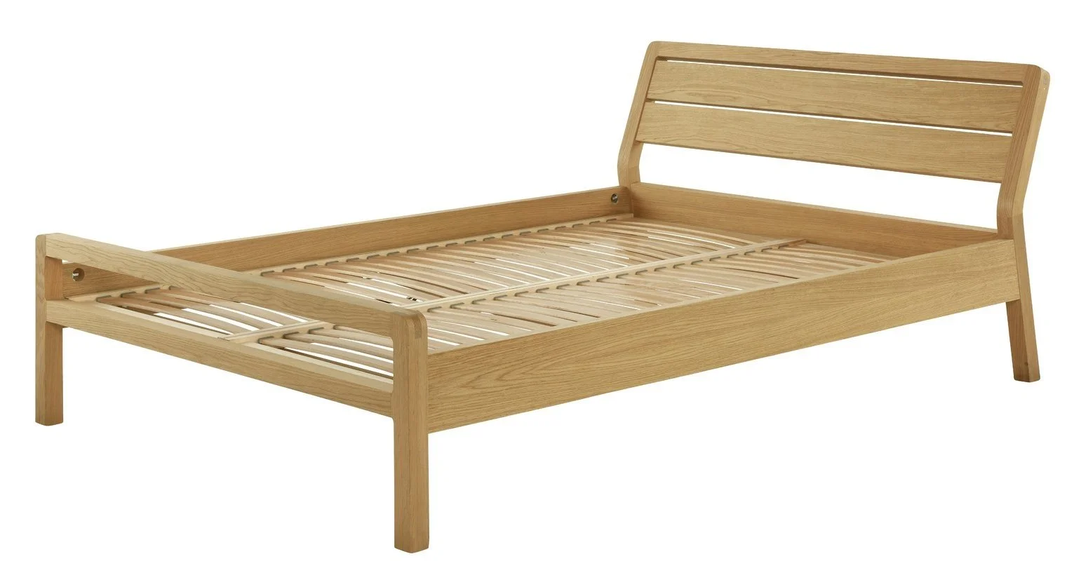 Habitat Radius Kingsize Wooden Bed Frame - Oak 19394494_6.jpg
