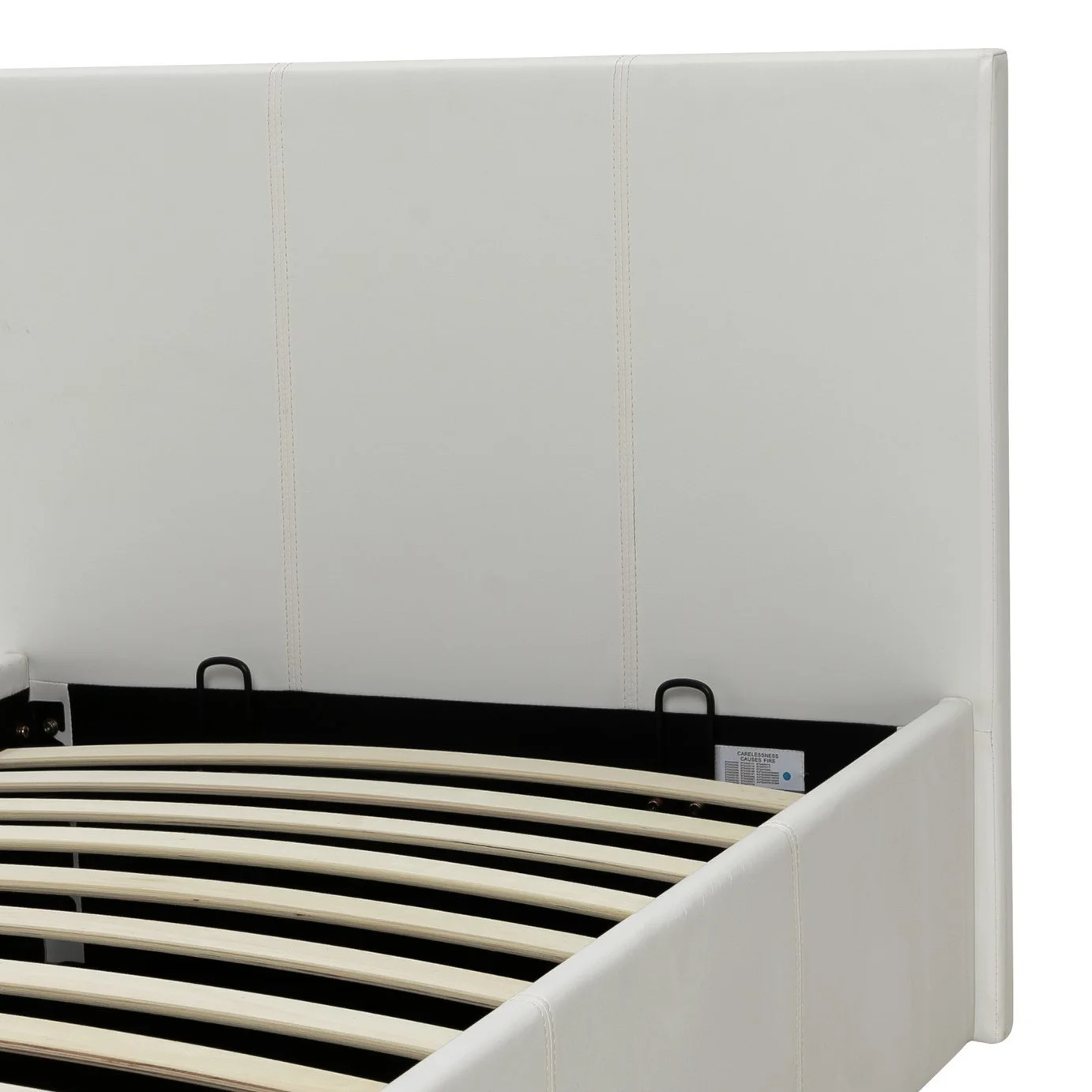 Argos Home Lavendon Single End Lift Ottoman Bed - White 17269679_6.jpg