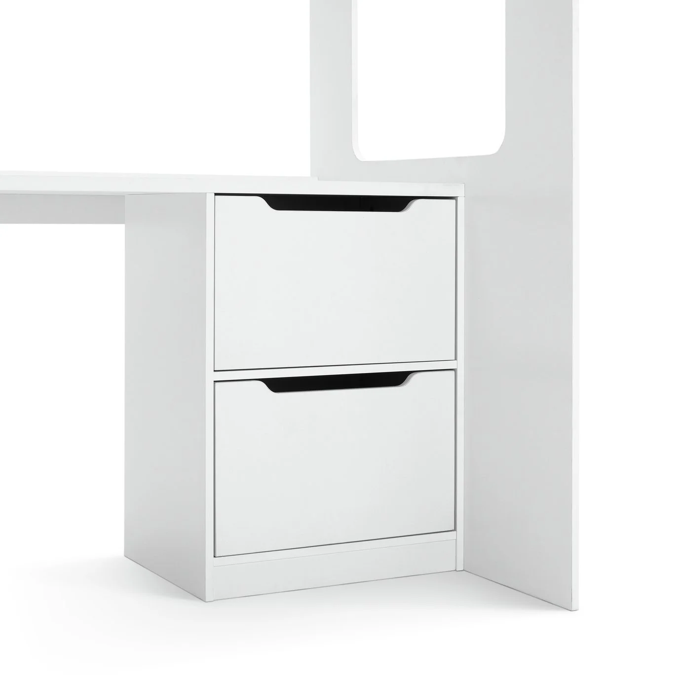 Habitat Jude High Sleeper With Wardrobe - White 14657370_5.jpg