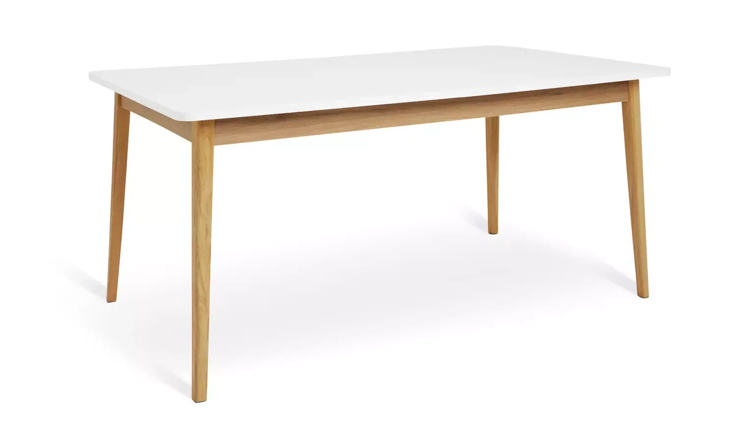 Extending 6-8 Seater Dining Table-White & Oak