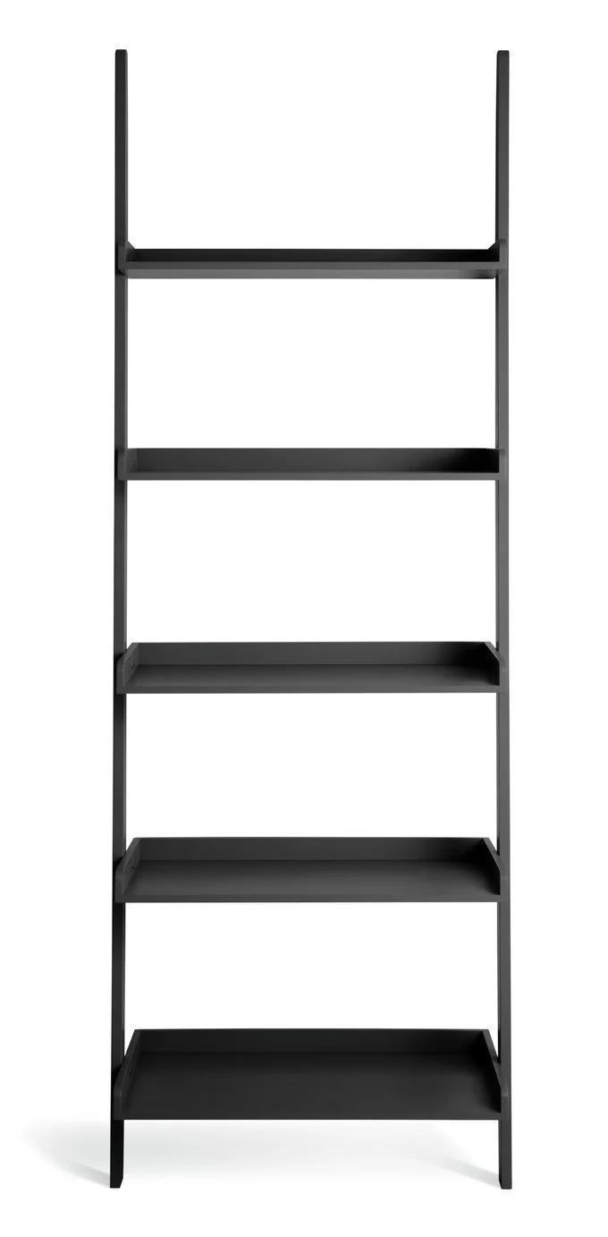 Habitat Jessi 5 Shelves Wide Bookcase - Black 17755963_3.jpg