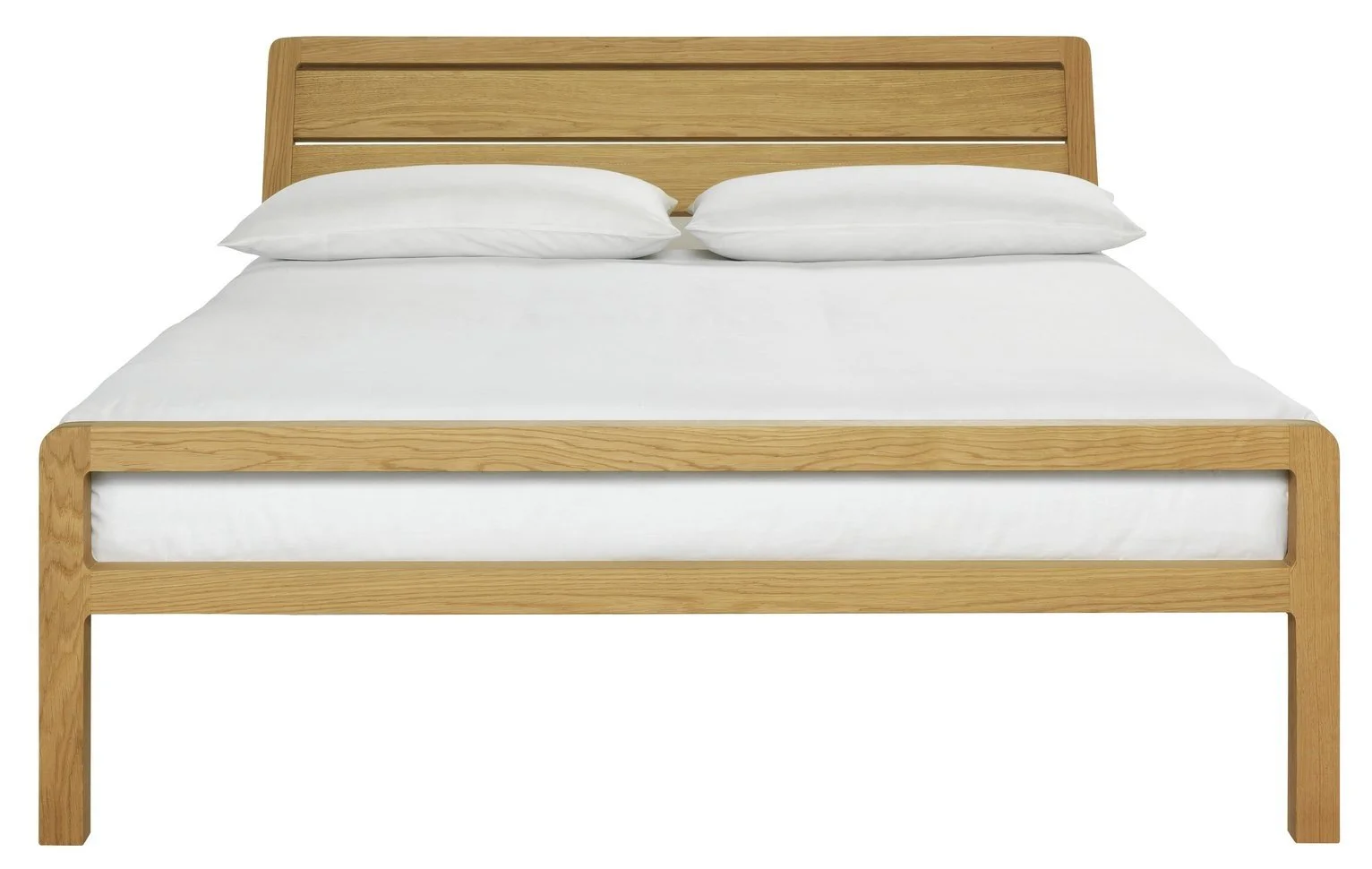 Habitat Radius Kingsize Wooden Bed Frame - Oak 19394494_5.jpg