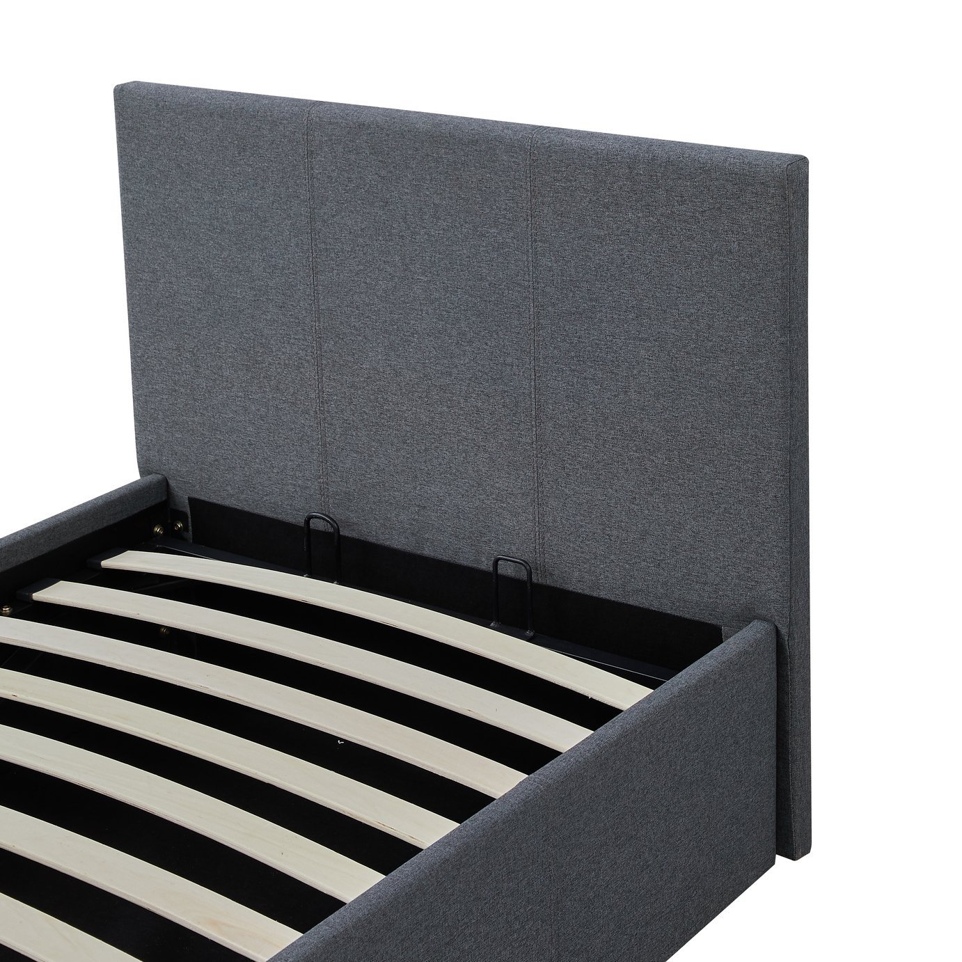 Argos Home Heathdon Single End Lift Ottoman Bed - Grey 19399640_7.jpg