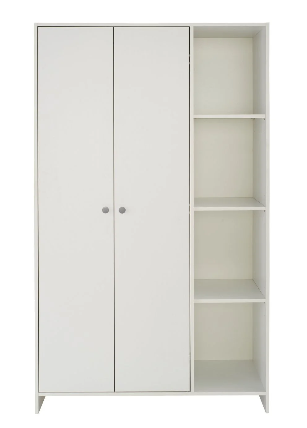Argos Home Seville 2 Door Open Shelf Wardrobe - White 17911972_5.jpg