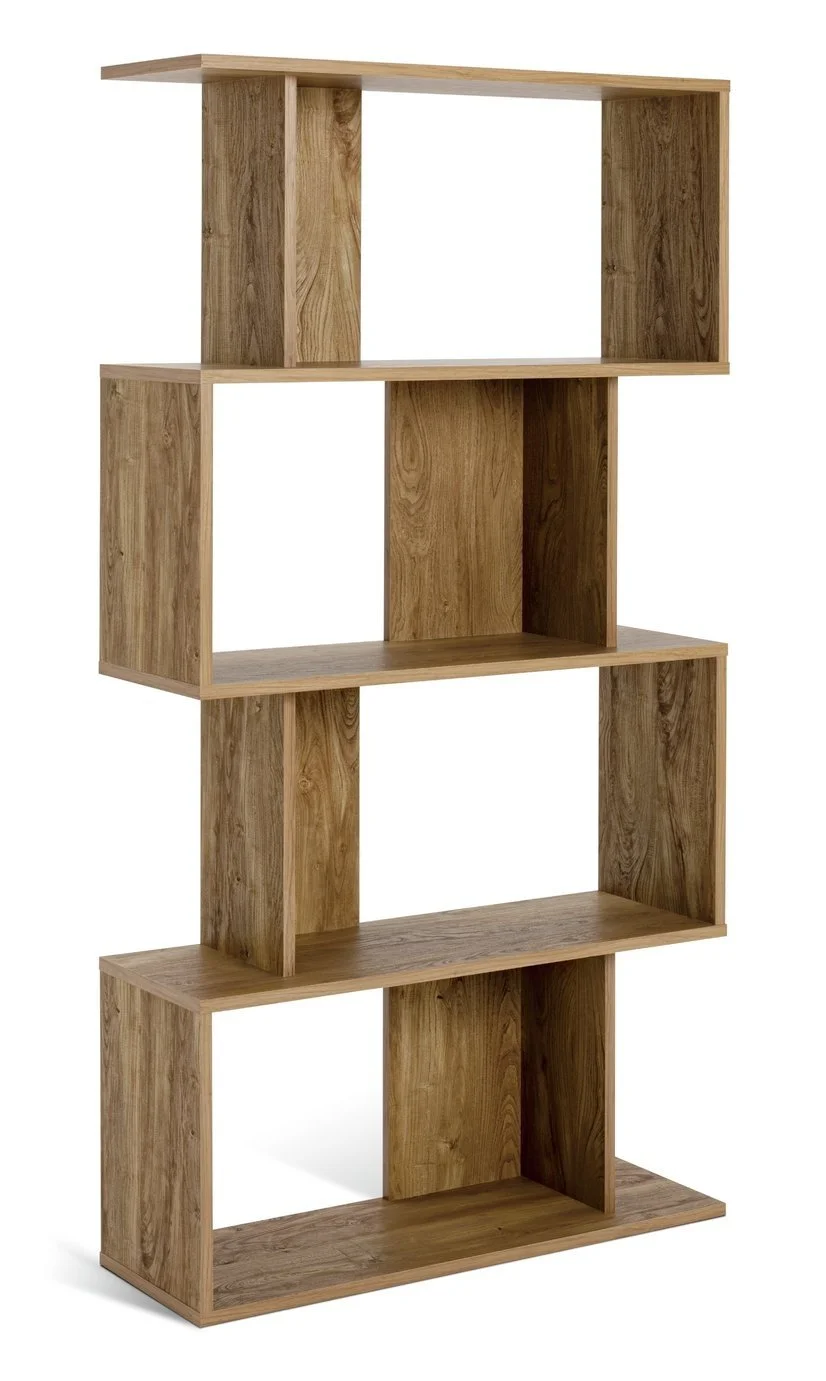 Habitat Nomad Blocked Bookcase - Oak 12069104_2.jpg